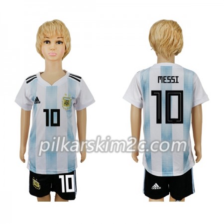 Koszulka Argentyna Messi 10 Dziecięca Główna Mistrzostwa Świata 2018 - Koszulki Piłkarskie